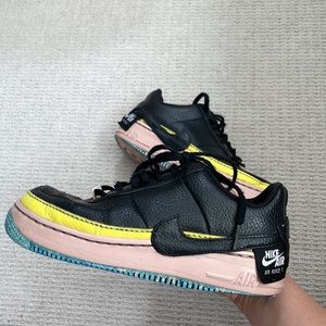 Nike Air Force 1 Jester XX Black Sonic Yellow Sneakers
